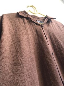 Brown Short Sleeve Shirt