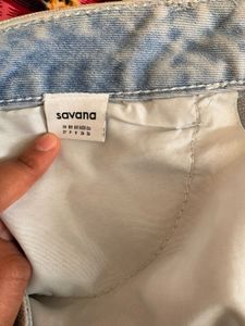 Light Wash Wide Leg Savana Jeans