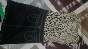 Animal Print Mini Dress