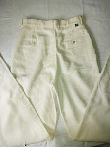 Corduroy Offwhite Pants
