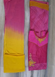 Pink Embroidered Anarkali Dress