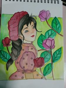 Aesthetic Girl Drawing