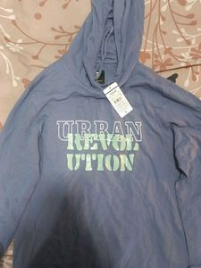 blue URBAN REVOLUTION hoodie