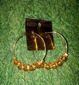 Yellow Colour Earrings