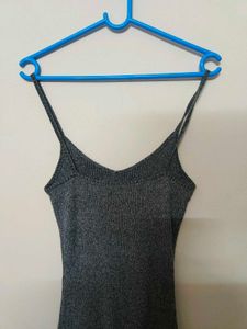 Grey Midi Dress