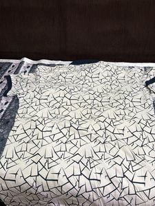 Printed White Polo Shirt