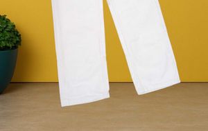 🥰M@78 Size-26 White Wide Leg Jeans