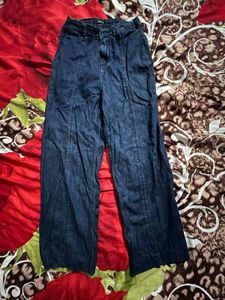 Wide Leg Denim Jeans