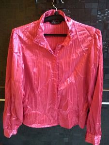 Vintage Satin Shirt For Women