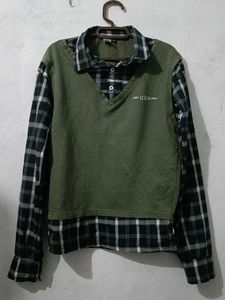 LAYERED SHIRT cum SWEATER FOR MEN AND WOME