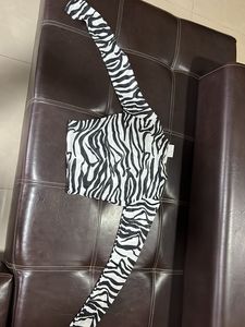 Zebra Print Crop Top
