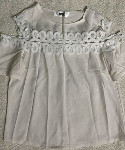 Cute Korean White Top For Women’s 🤍