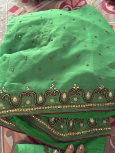 New Saree With Blouse
