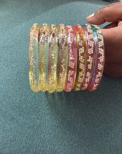 Sparkly Bangles - Set of 8