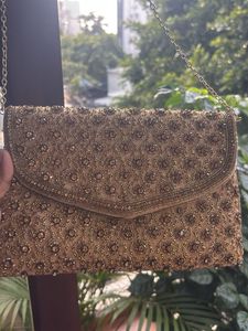 Elegant Beaded Clutch
