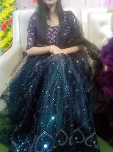 Beautiful Black Heavy Wedding Lehnga