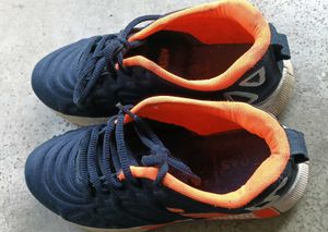 Navy and Orange Athletic Shoes