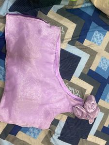 Lavender Skirt And Top Set