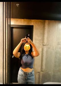 Grey Crop Top, Forever 21, M/L/XL Size