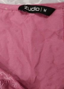 Pink Embroidery Kurta