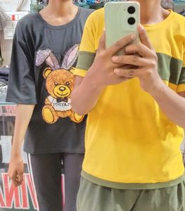 Oversized Full Dark Black T Shirt