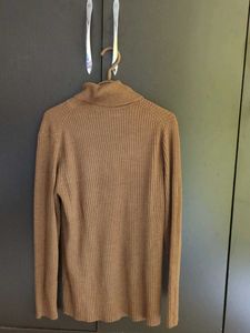 Ribbed Turtleneck Sweater