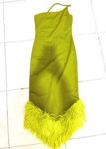 Green One-Shoulder Dress Size S
