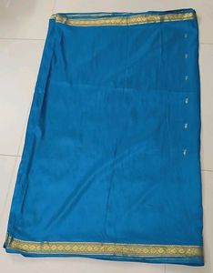 Peacock Green art Silk Saree