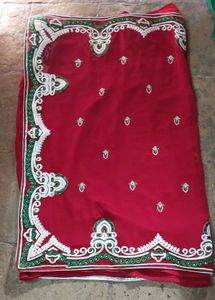 Red Heavy Ethnic Saree