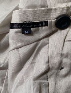 Mind club beige doubled breast jacket