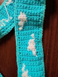 Crochet cloud Shoulder Bag
