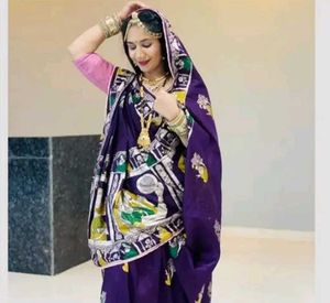 Karwachauth Special Purple Saree