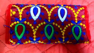 Embroidered Purse