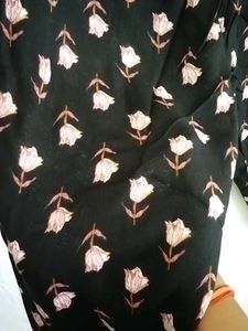 Flower Print Kurta Set