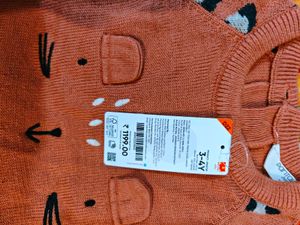 Cute Animal Print Knit Dress