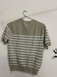 Striped Knit Top