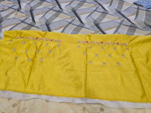 Yellow Embroidered Lehenga Choli