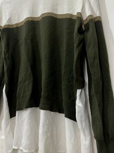 Color Block Knit Top