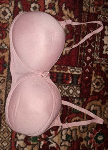 Elegant Pink Slightly Padded Bra