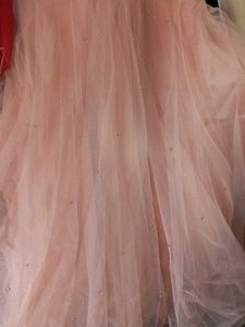 Partywear Gown With Separate Dupatta