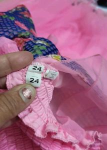 Pretty Pink Net Gown For Lil Princes