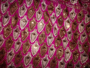 Gorgeous Rani Pink Embroidered Saree🤩