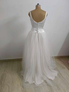 Elegant White Tulle Dress