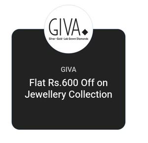 GIVA 600rs Coupon For Men And Women Any Jwellery