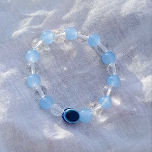 (Pack Of 3) New Aquamarine Evil Eye Bracelet