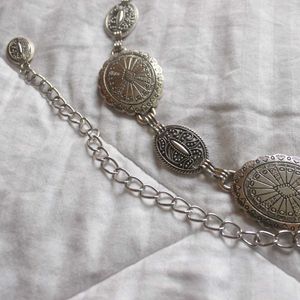 viral y2k silver chain