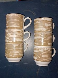 Fine Printed Tea/Coffee Cup 🍵 Set of 6