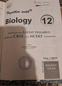 Class 12 Together With Biology Textbook