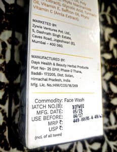OZiva Face Wash (Sealed,New)