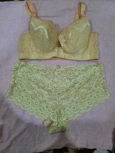 Net Bra Panty Set